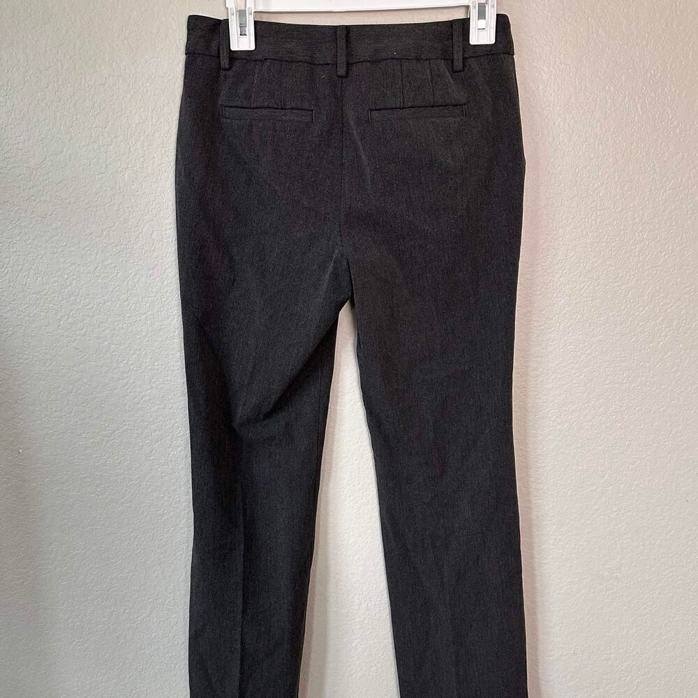 Talbots Barely Boot Dress Pants Size 2 Charcoal Gray Trousers Stretch Workwear - Picture 2 of 5